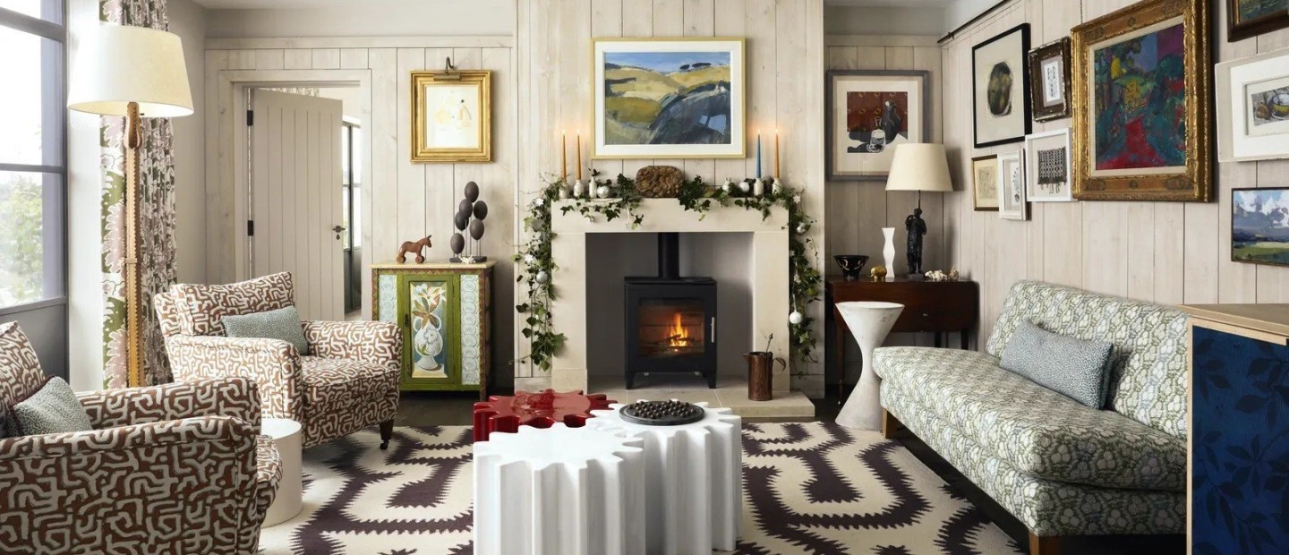 Μια ιδιαίτερη κατοικία στο Gloucestershire της Αγγλίας με festive chic λεπτομέρειες