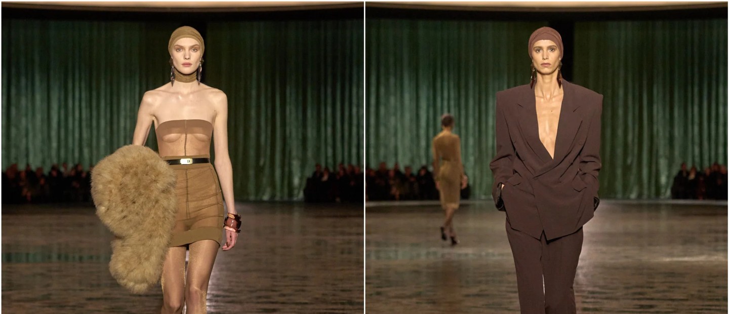 Εβδομάδα Μόδας Παρισιού: O Saint Laurent παρουσίασε μια συλλογή "sheer" τελειότητας