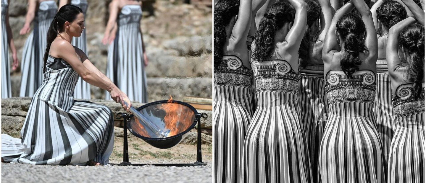 Ολυμπιακή Φλόγα: Τα highlights από την Τελετή Αφής στην Αρχαία Ολυμπία