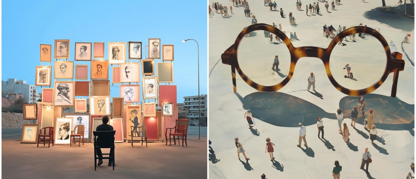 Η Αθήνα κοσμείται μέσω AI με αντικείμενα από το Αρχείο Καβάφη με αφορμή τη γέννηση και τον θάνατο του μεγάλου ποιητή