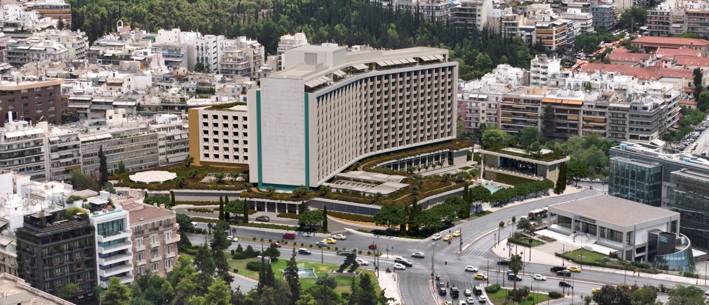 Δείτε πρώτοι το ιστορικό κτίριο που στέγαζε το Hilton Athens να μετεξελίσσεται σ' έναν πολυδιάστατο χώρο 