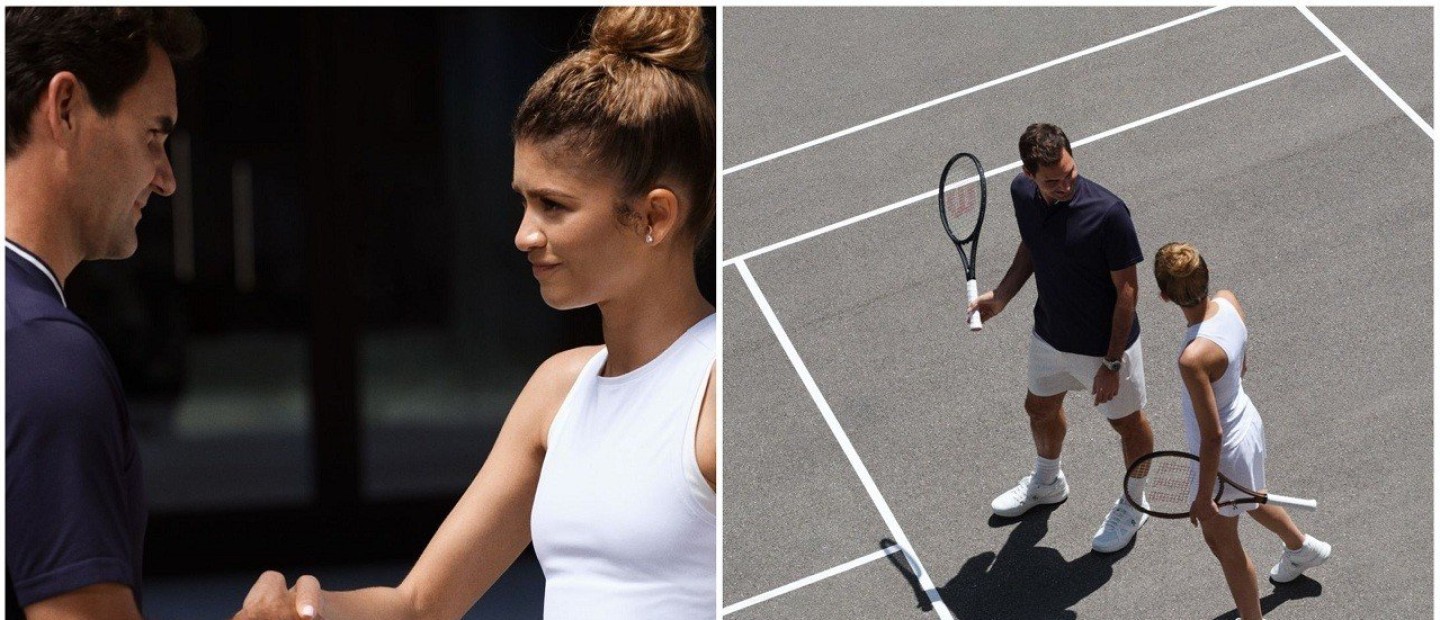 Η Zendaya και ο Roger Federer μαζί στο γήπεδο του τένις για τη νέα καμπάνια του On