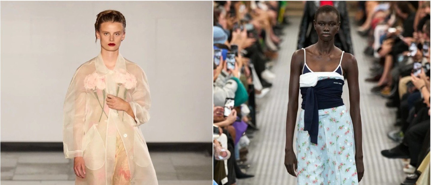 Τα floral μοτίβα της SS25 season αναβιώνουν με απόλυτη κομψότητα την παλιά αίγλη της μόδας 