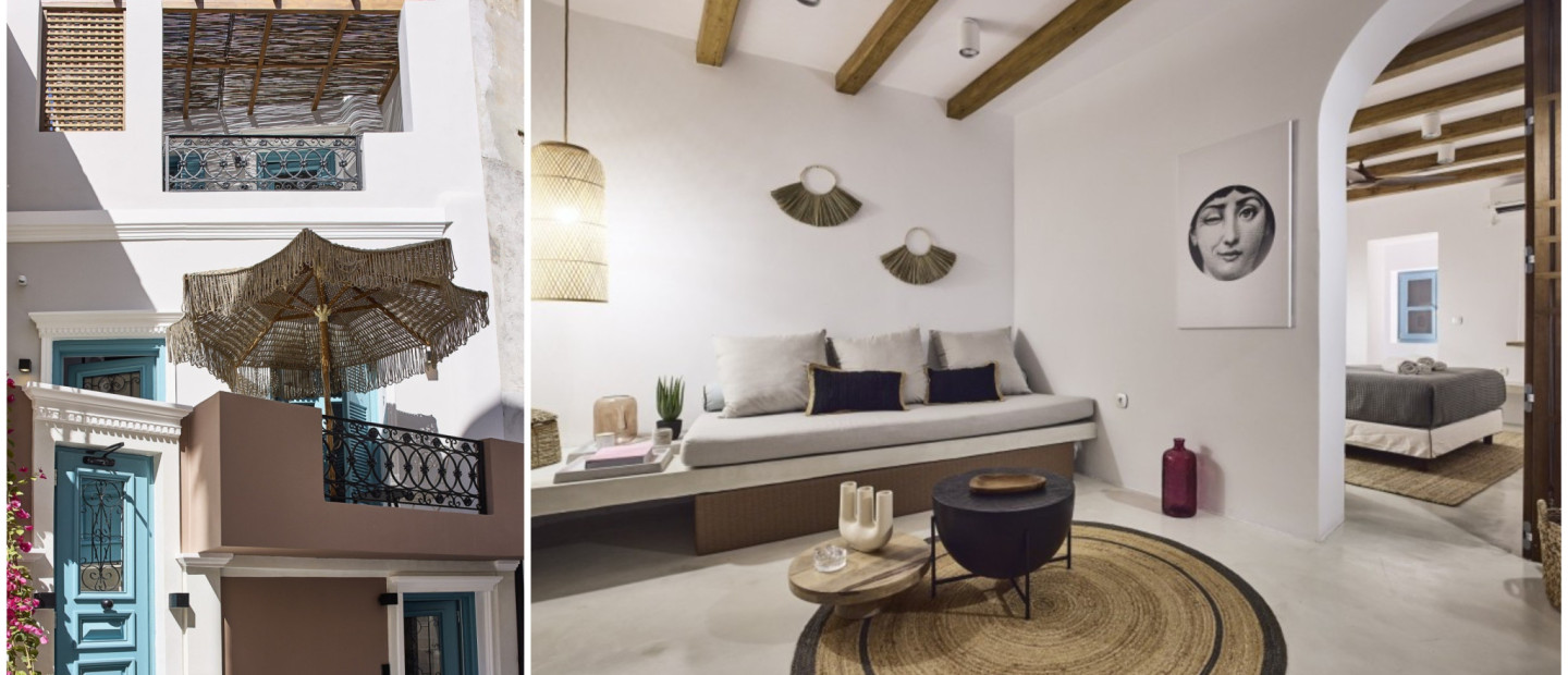 Μια κατοικία στην πόλη της Σύρου που αναβίωσε με βάση τα παραδοσιακά πρότυπα 