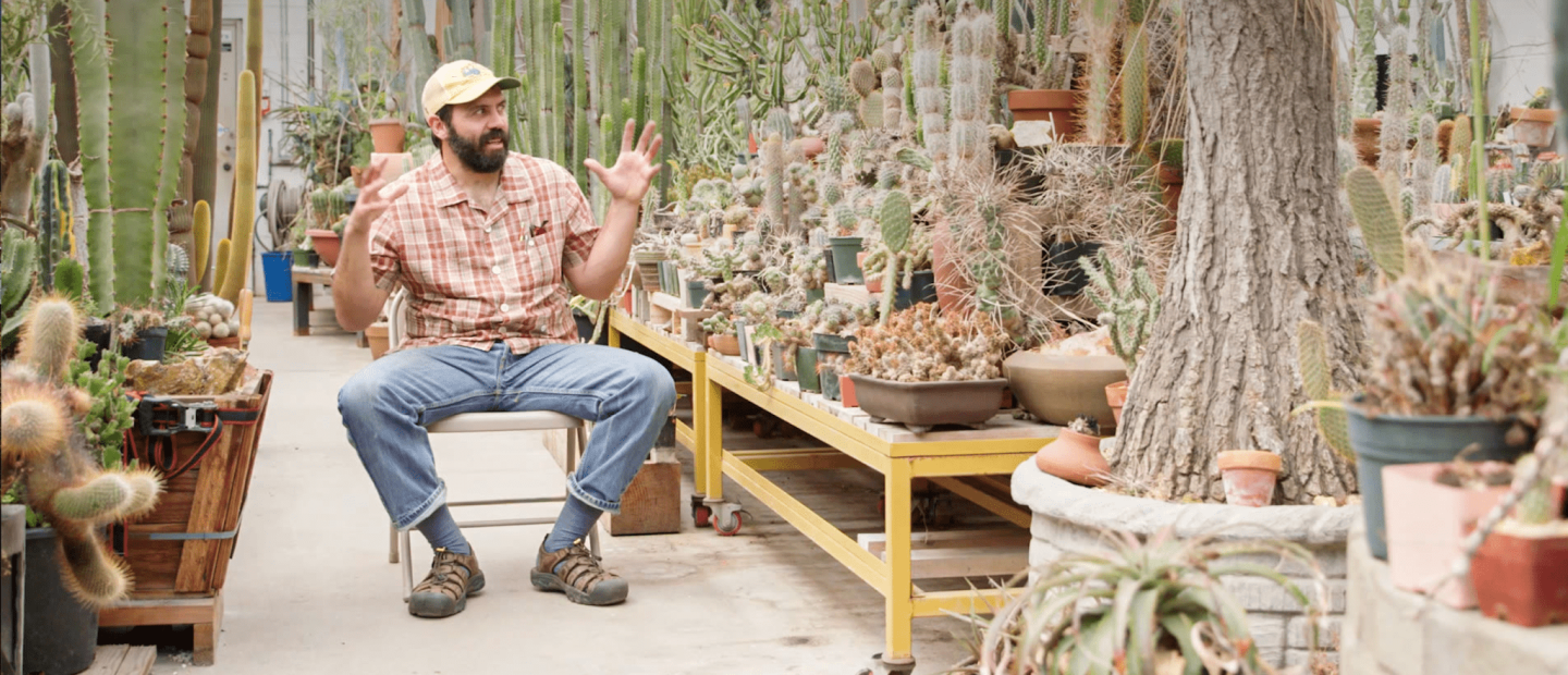 Μέσα σε ένα κρυφό θερμοκήπιο στο Λος Άντζελες με 10.000 σπάνια φυτά 