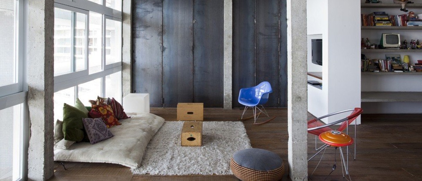 Ένα σύγχρονο εντυπωσιακό loft από εμφανές μπετόν στο Sao Paulo 