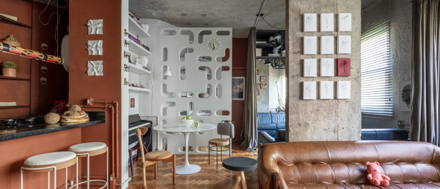 Ένα μικρό διαμέρισμα 45 τετραγωνικών μέτρων στο Ρίο ντε Τζανέιρο είναι ένα μάθημα βραζιλιάνικου στιλ