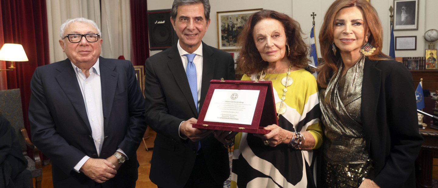 Η τιμητική βραδιά της Diane von Fürstenberg στη Θεσσαλονίκη για την προσφορά της και το private dinner που απόλαυσε