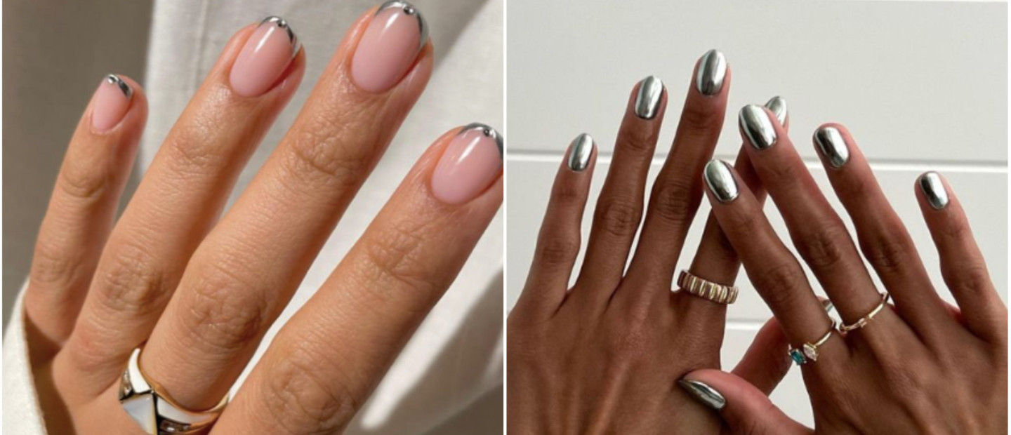 Τα silver nails είναι το πρώτο trend της χρονιάς που έχει κατακλύσει τα social media 