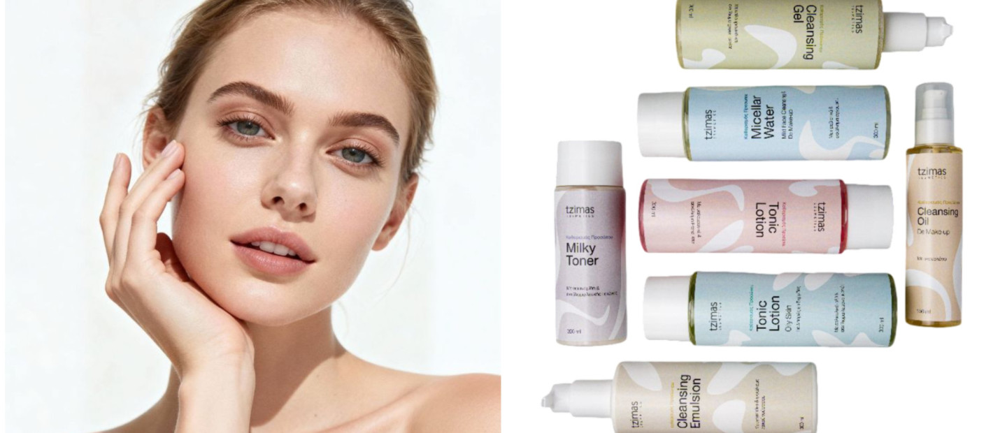 Η Tzimas Cosmetics μας βάζει σε “skin reset mode” μέσα από τη νέα σειρά καθαρισμού της