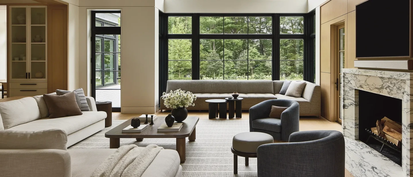 Μια εκπληκτική κατοικία στη Νέα Αγγλία όπου ο μοντερνισμός απογειώνεται με ένα cozy twist