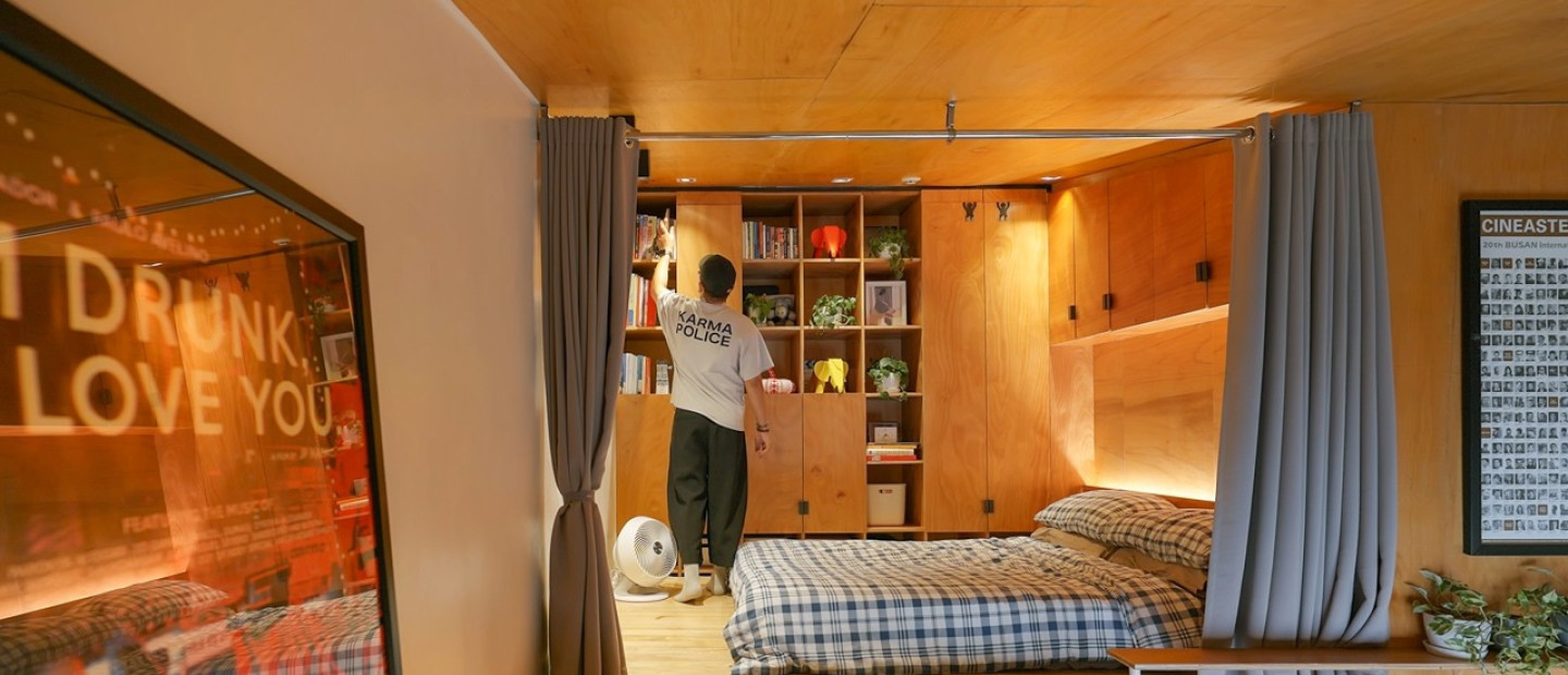 Όταν η δημιουργικότητα συναντά ένα loft 24 τ.μ.