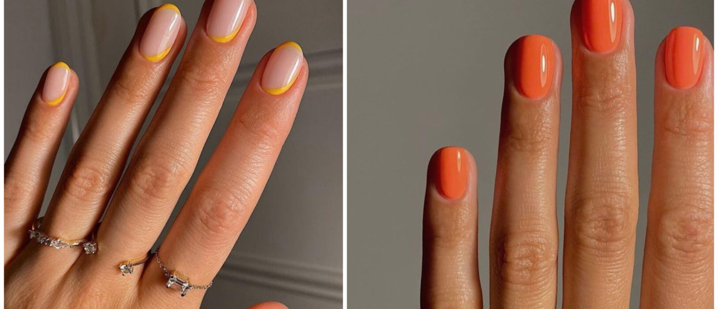 Τα Aperol Spritz Nails είναι η τέλεια αφορμή για να δοκιμάσετε ένα πιο τολμηρό χρώμα