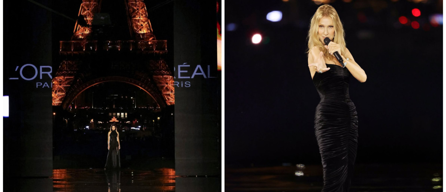 Céline Dion: Μάγεψε για ακόμα μια φορά κάτω από τον Πύργο του Άιφελ με μια εμφάνιση-έκπληξη στην έναρξη του Paris Fashion Week