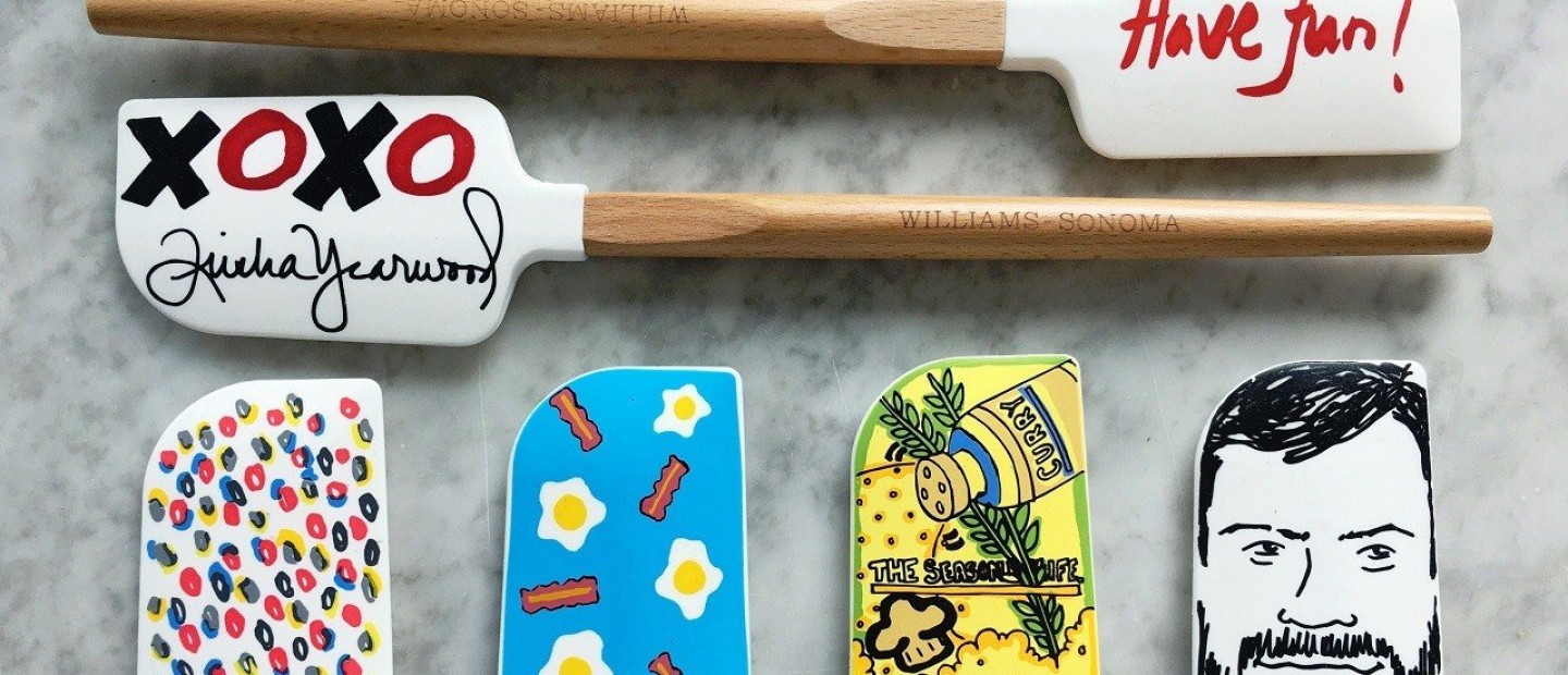 Celebrities σχεδιάζουν σπάτουλες μαγειρικής για φιλανθρωπικό σκοπό 