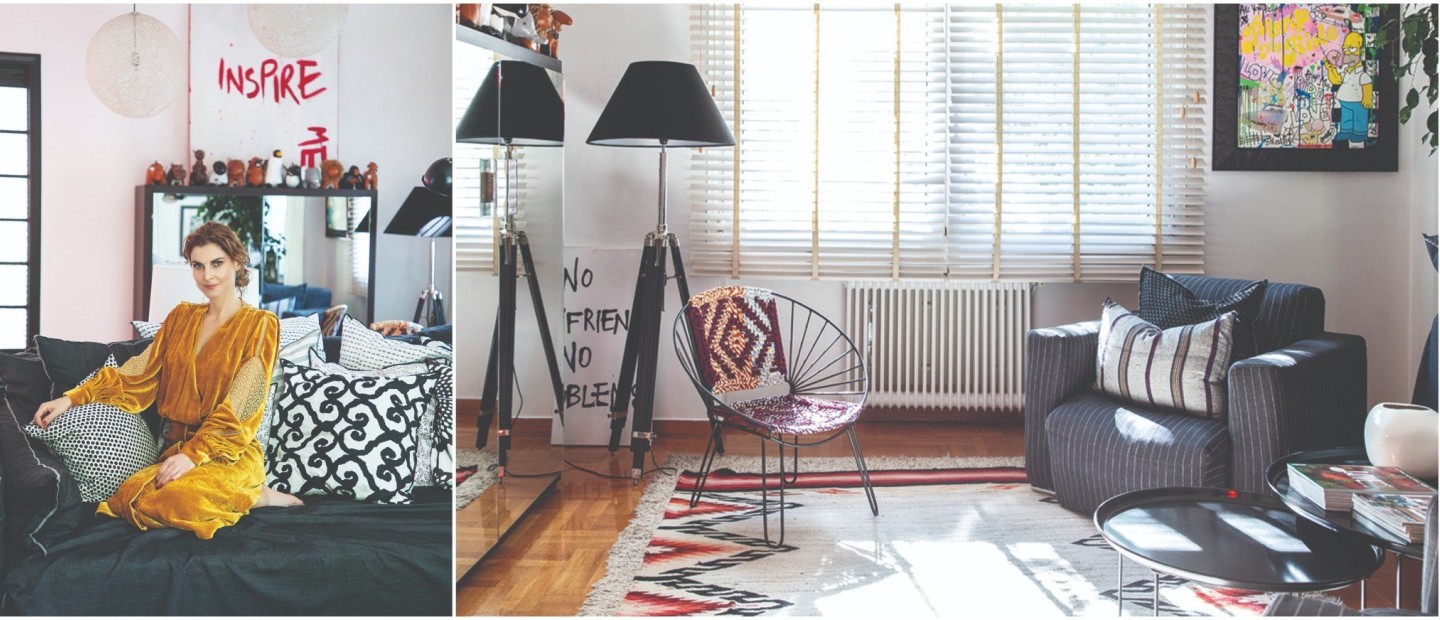 H Χριστιάννα Μοίρα ασχολείται με το interior design, κάνοντας restyle σε χώρους και αφήνοντας το δικό της, προσωπικό αποτύπωμα