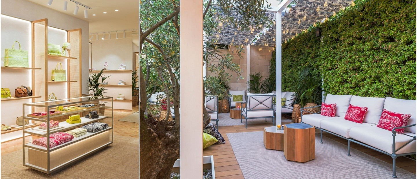 H νέα pop-up boutique του οίκου Dior στο Μαυροβούνιο εξυμνεί την γαλήνια αύρα του καλοκαιριού