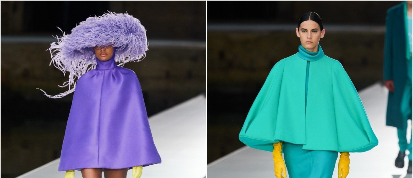 Valentino Haute Couture Fall '21: Ο Pierpaolo Piccioli απογείωσε τα έντονα χρώματα με τους πιο αρμονικούς συνδυασμούς