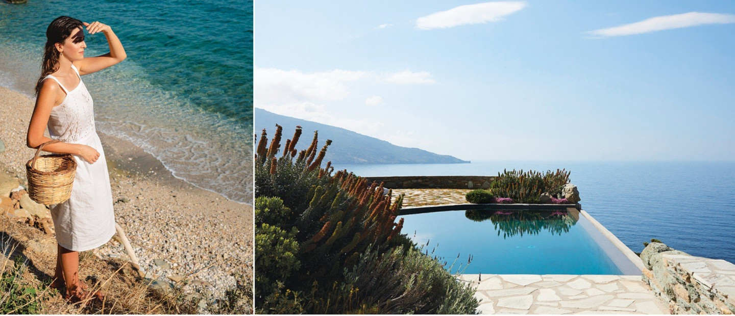 Joie de Vivre: Η Allegra Pomilio ανοίγει τις πόρτες της υπέροχης κατοικίας της στην Άνδρο