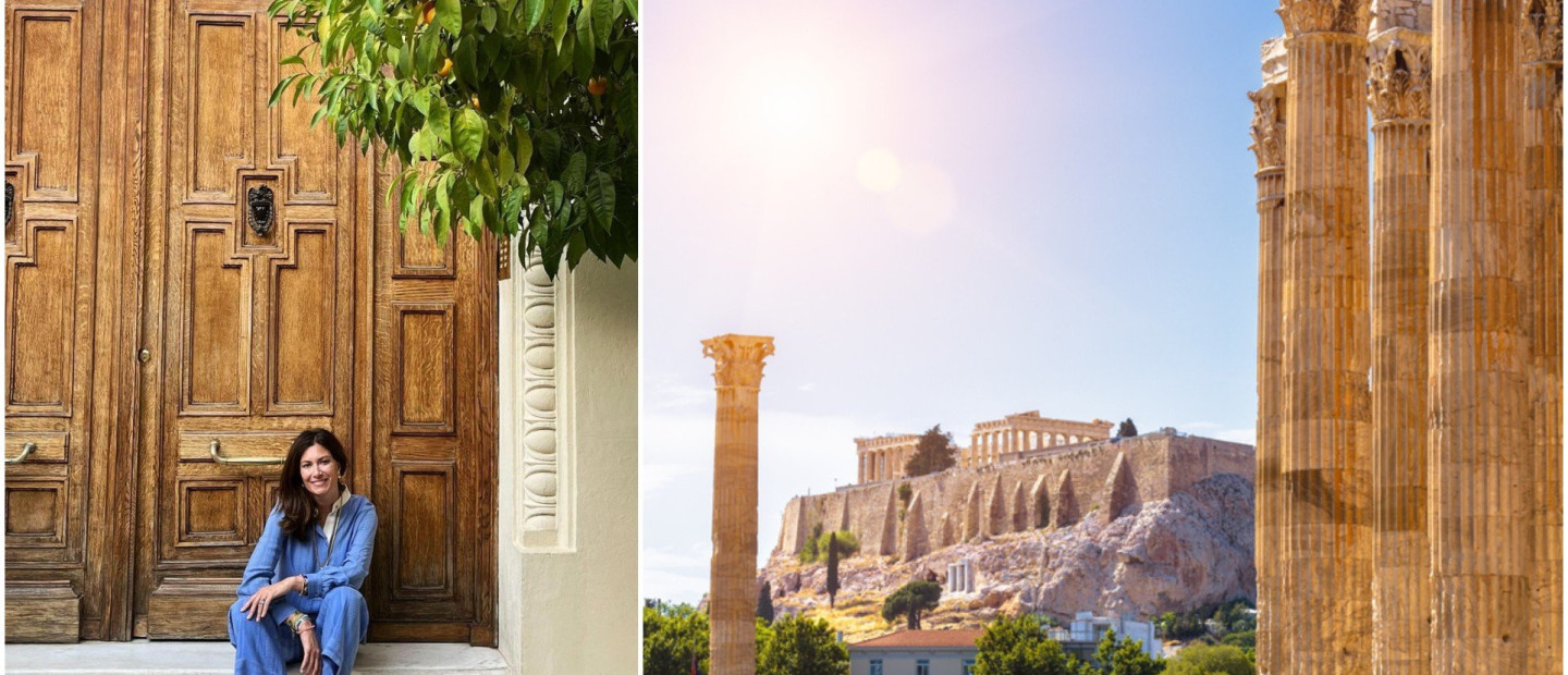 To κομψό outfit της Cordelia de Castellane στην Αθήνα: Ποιους Έλληνες σχεδιαστές τίμησε; 