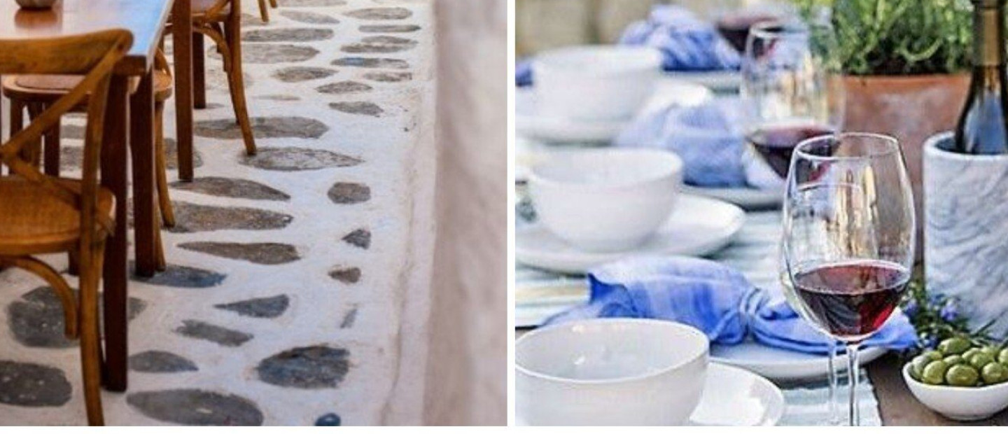 “Greek island” art de ta table: Οι 5 κομψοί κανόνες για την ιδανική καλοκαιρινή ατμόσφαιρα