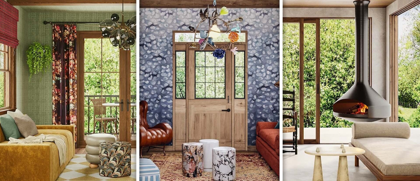 Τρεις interior designers μεταμορφώνουν το ίδιο living room 