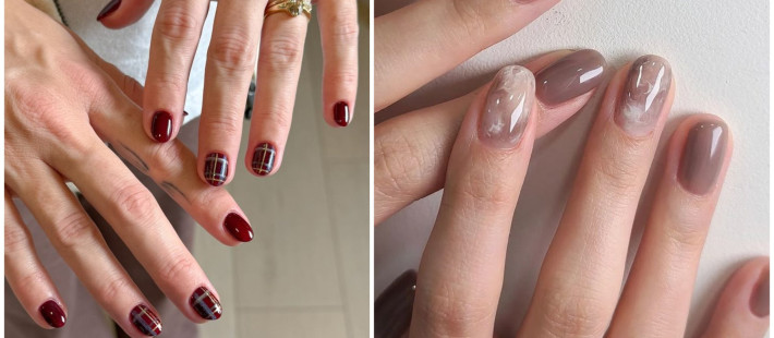 Τα πρώτα φθινοπωρινά patterned manicures είναι ultra chic και μας βάζουν ομαλά σε cozy mood