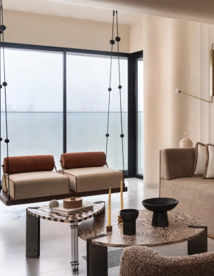 Το διαμέρισμα στο Νότιο Μουμπάι με την ιαπωνική αισθητική και την ήρεμη πολυτέλεια