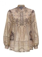 Paisley Print Buttoned Shirt