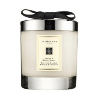 Peony and blush suede Candle  