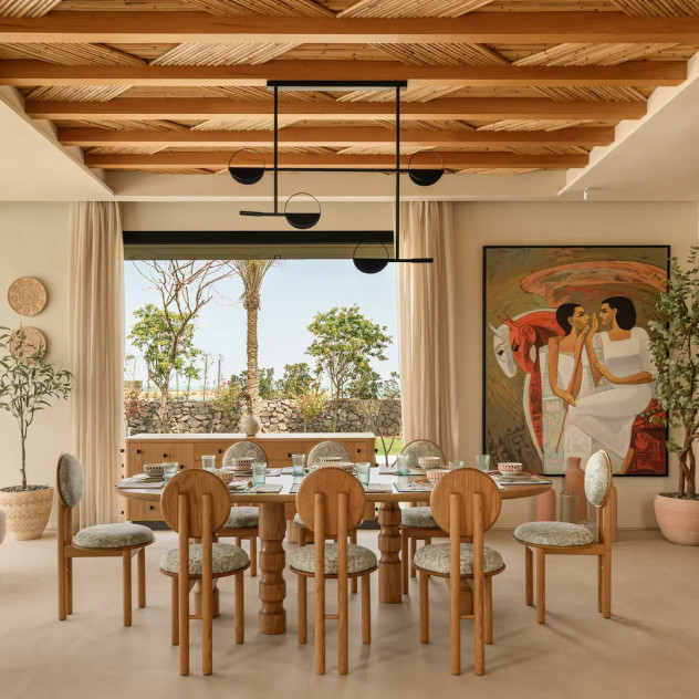 Σκανδιναβικό design και μεσογειακή ανεπιτήδευτη πολυτέλεια συνδυάζονται ιδανικά σε αυτό το σπίτι στην Αίγυπτο