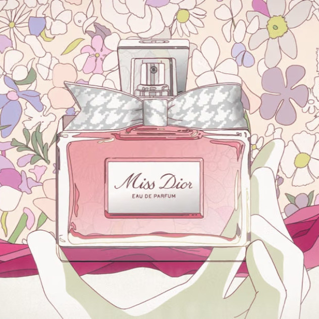 Το Miss Dior μετατρέπεται σε ηρωίδα ενός ονειρικού anime film