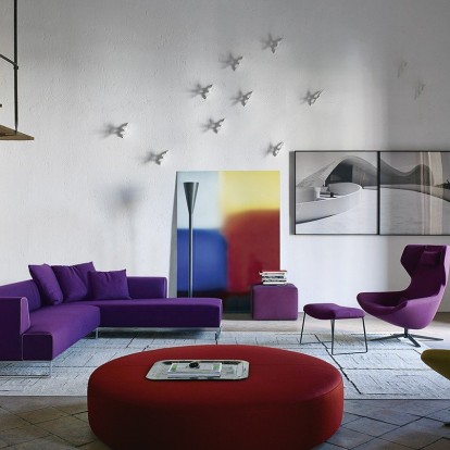 Οι προτάσεις της B&B Italia για το 2018 με έπιπλα σε Ultra Violet χρώμα