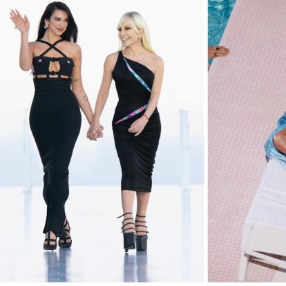 La Vacanza: Η Donatella Versace και η Dua Lipa παρουσιάζουν τη συλλογή τους στις Κάννες