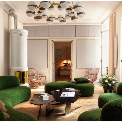 Μια πολυτελής κατοικία στο Παρίσι συνδυάζει με μαεστρία το old & new design