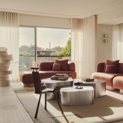 Ένα υπέροχο διαμέρισμα με εκπληκτική θέα στο Παρίσι απογειώνει το high-end design