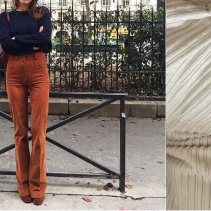 Season of corduroy: Πώς εντάσσουν το κοτλέ σε κάθε look τους οι Γαλλίδες