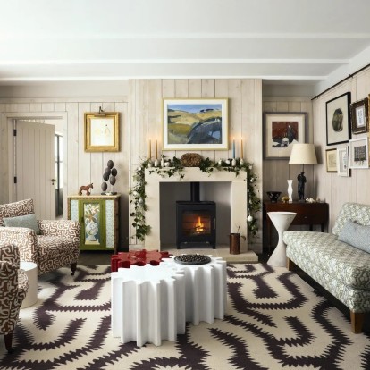 Μια ιδιαίτερη κατοικία στο Gloucestershire της Αγγλίας με festive chic λεπτομέρειες