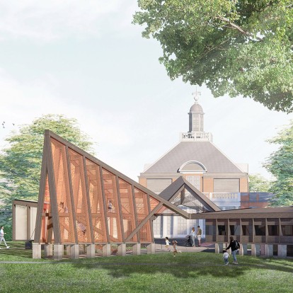 Μια πρώτη ματιά στο νέο Serpentine Pavilion που είναι αφιερωμένο σε ένα φανταστικό αρχιπέλαγος