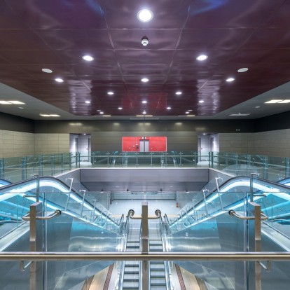 Η πρώτη μας διαδρομή με το Μετρό Θεσσαλονίκης, λίγο μετά την τελετή των εγκαινίων στο αμαξοστάσιο Πυλαίας