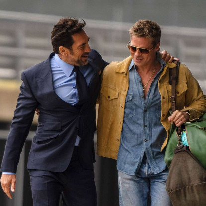 Brad Pitt & Javier Bardem σε μία συζήτηση με άρωμα παρελθόντος 