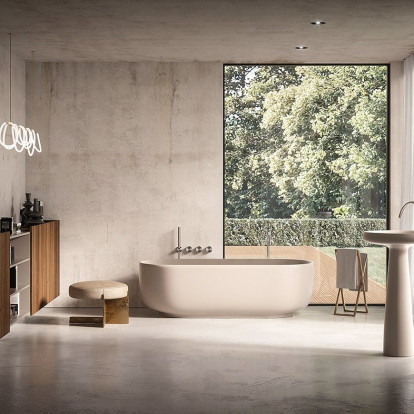 Oι νέες τάσεις του design στο μπάνιο ενσωματώνουν κλασικές επιλογές, χαρίζοντας εξαιρετικό ενδιαφέρον στο τελικό αποτέλεσμα