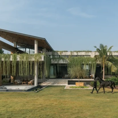 Ένα βιώσιμο οικογενειακό σπίτι τριών γενεών στο Hyderabad της Ινδίας 