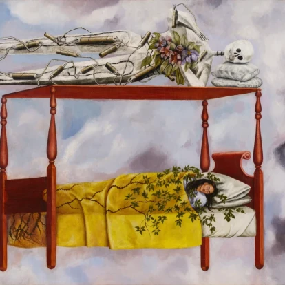 Πίνακας της Frida Kahlo κατέρριψε το ρεκόρ υψηλότερης τιμής σε δημοπρασία γυναίκας καλλιτέχνιδας