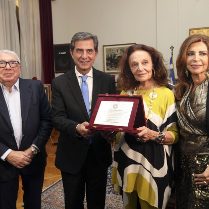 Η τιμητική βραδιά της Diane von Fürstenberg στη Θεσσαλονίκη για την προσφορά της και το private dinner που απόλαυσε