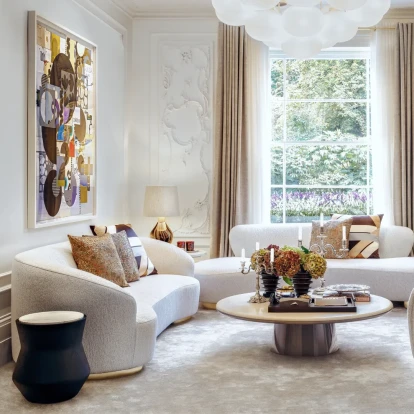 Ένα εκλεπτυσμένο διαμέρισμα στο Λονδίνο που διαθέτει δύο εσωτερικούς κήπους χάρη σε αυτό το ευφυές σχεδιαστικό trick