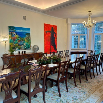 Τα έργα της Χριστίνας Λάππα κοσμούν την επίσημη κατοικία της Πρεσβείας των ΗΠΑ στην Αθήνα