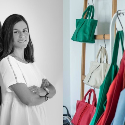 Οι Φαίδρα Κατσάμπα και Γιασεμή Πέρου σχεδιάζουν την ιδανική τσάντα