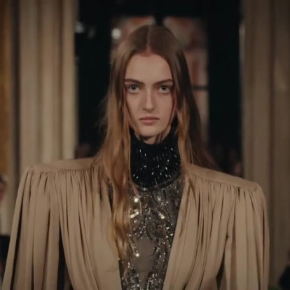 Ο Alessandro Michele επανεξέτασε τη μεγαλοπρέπεια του οίκου Valentino μέσα από τη συλλογή του με τίτλο Interferenze