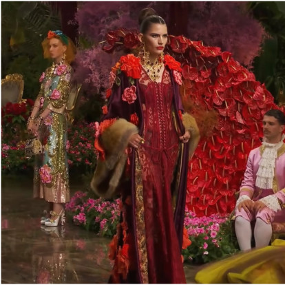 Η Σικελία πρωταγωνιστεί ξανά στην Alta Moda των Dolce&Gabbana